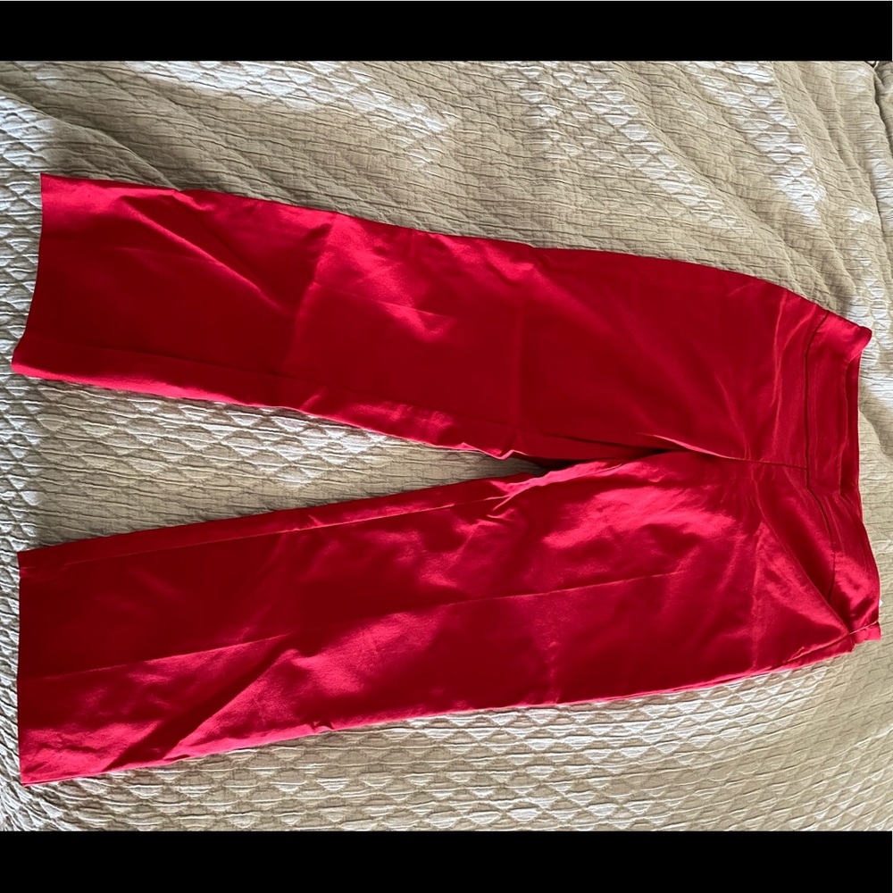 NWT Tribal cherry red cropped pants